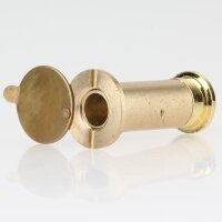 Häfele Türspion Messing poliert 12 mm mit Klappe 170° Sichtwinkel für Türstärken 31–55 mm