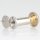 Häfele Türspion Messing matt vernickelt 14 mm mit Klappe 200° Sichtwinkel für Türstärken 35–55 mm