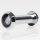 Häfele Türspion Messing verchromt 14 mm mit Klappe 200° Sichtwinkel für Türstärken 50–80 mm