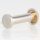 Häfele Türspion Messing matt vernickelt 14 mm mit Klappe 200° Sichtwinkel für Türstärken 50–80 mm