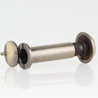Häfele Türspion Messing brüniert 14 mm mit Klappe 200° Sichtwinkel für Türstärken 50–80 mm