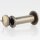 Häfele Türspion Messing brüniert 14 mm mit Klappe 200° Sichtwinkel für Türstärken 50–80 mm