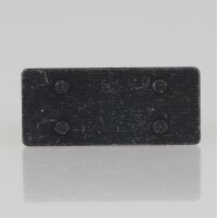 Häfele Möbelgriff Sockelgriff schwarz antik...