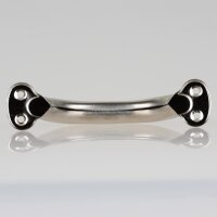 Häfele Möbelgriff Bogengriff Stahl Lochabstand 120 mm