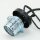 E27 Lampen-Kettenpendel schwarz – 1 Meter mit Premium-Metallfassung, Baldachin & Kette