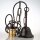 E27 Lampen-Kettenpendel schwarz – 1 Meter mit Premium-Metallfassung, Baldachin & Kette