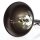 E27 Lampen-Kettenpendel schwarz – 1 Meter mit Premium-Metallfassung, Baldachin & Kette