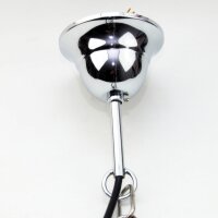 E27 Lampen-Kettenpendel verchromt – 1 Meter mit...