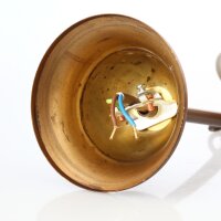 E27 Lampen-Kettenpendel antik fumé – 1 Meter mit Premium Metallfassung, Baldachin & Kette