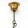E27 Lampen-Kettenpendel antik fumé – 1 Meter mit Premium Metallfassung, Baldachin & Kette