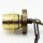 E27 Lampen-Kettenpendel antik fumé – 1 Meter mit Premium Metallfassung, Baldachin & Kette