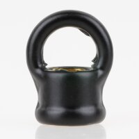 Ringnippel Metall Schwarz 18x22mm mit M10x1 Innengewinde