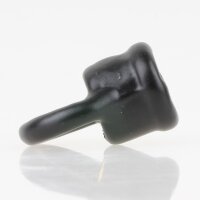 Ringnippel Metall Schwarz 18x22mm mit M10x1 Innengewinde