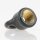 Ringnippel Metall Schwarz 18x22mm mit M10x1 Innengewinde