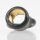 Ringnippel Metall Schwarz 18x22mm mit M10x1 Innengewinde