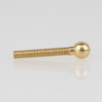M3 Kugelkopfschraube 25x6 mm Messing roh