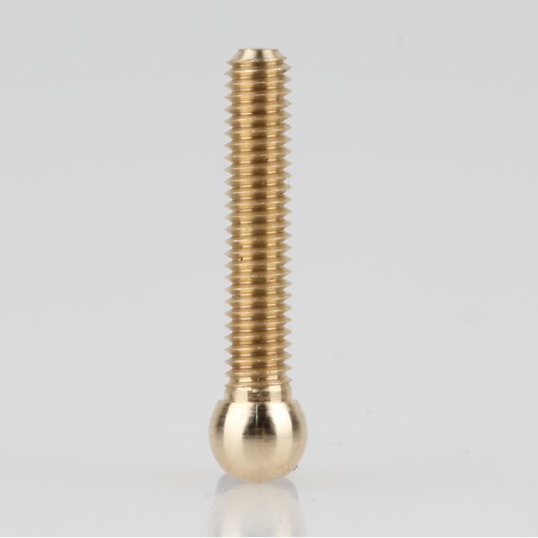 M4 Kugelkopfschraube 25x6 mm Messing roh