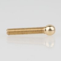 M4 Kugelkopfschraube 25x6 mm Messing roh