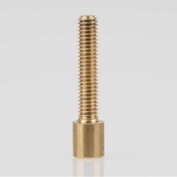 M4 Zylinderkopfschraube 26,5x6 mm Messing roh