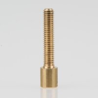 M4 Zylinderkopfschraube 26,5x6 mm Messing roh
