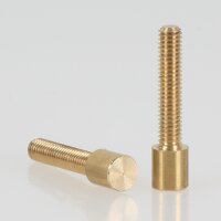 M4 Zylinderkopfschraube 26,5x6 mm Messing roh