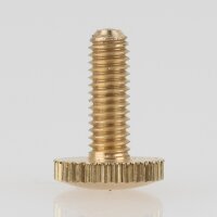 M4 Rändelschraube 15x10 mm Messing roh