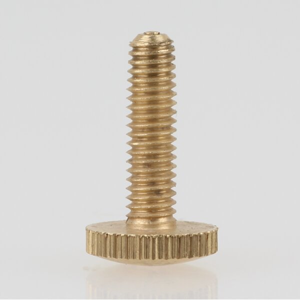 M4 Rändelschraube 18x10 mm Messing roh