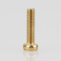 M3 Flachkopfschraube 13x5mm Messing mit Schlitz