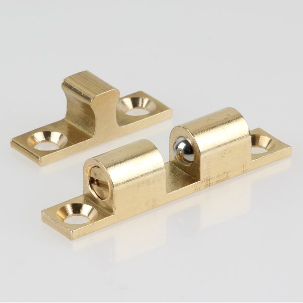 Häfele Ideal-Schnäpper Doppel-Kugelschnäpper Messing 43 mm zum Schrauben