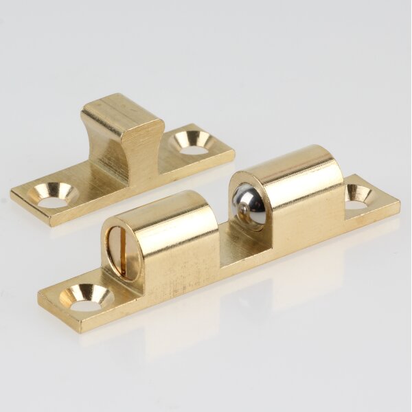 Häfele Ideal-Schnäpper Doppel-Kugelschnäpper Messing 60 mm zum Schrauben