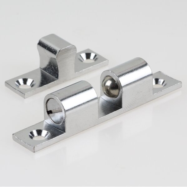 Häfele Ideal-Schnäpper Doppel-Kugelschnäpper Chrom 70 mm zum Schrauben