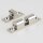 Häfele Ideal-Schnäpper Doppel-Kugelschnäpper Nickel matt 43 mm zum Schrauben