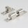 Häfele Ideal-Schnäpper Doppel-Kugelschnäpper Nickel matt 70 mm zum Schrauben