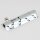 Häfele Möbelriegel Grendelriegel 60 x 16 mm Messing Chrom mit Schließwinkel
