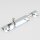 Häfele Möbelriegel Grendelriegel 80 x 26 mm Messing Chrom mit Schließwinkel