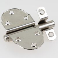 Häfele Grendelriegel mit Federsicherung 85 x 45 mm vernickelt poliert