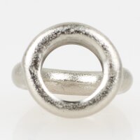 Ringnippel Metall Edelstahl-Optik 18x22mm mit M10x1 Innengewinde