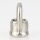 Ringnippel Metall Edelstahl-Optik 18x22mm mit M10x1 Innengewinde