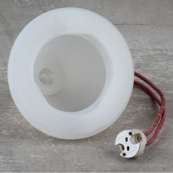 Silikon-Gehäuse für GU5.3/MR16 Niedervolt Halogen- & LED-Einbaustrahler