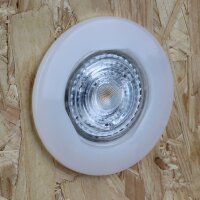 Silikon-Gehäuse für GU5.3/MR16 Niedervolt Halogen- & LED-Einbaustrahler