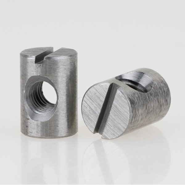 Häfele Quermutterbolzen M6 zentrisch 14x10 mm Stahl