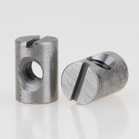Häfele Quermutterbolzen M6 zentrisch 14x10 mm Stahl