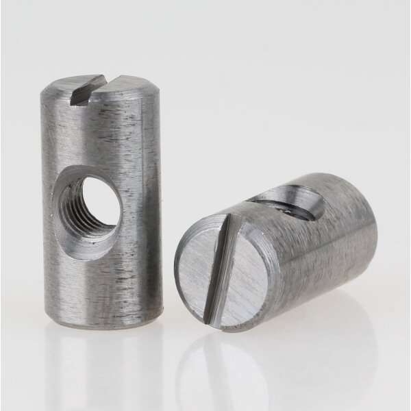 Häfele Quermutterbolzen M6 zentrisch 20x10 mm Stahl