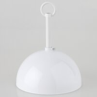 Lampen Baldachin Metall weiß 120x62 mm große...