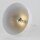 Lampen Baldachin Metall weiß 120x62 mm große Kugelform mit Pendelrohr und Leuchtenaufhänger