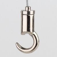 Ms Seilstopper mit Haken 17,0 / 10,5 mm Haken  vernickelt...