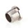 M13x1x10 mm Außengewinde Messing Seilstopper T-Nippel für Deckenhalter, vernickelt, 16x12 mm