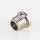 M10x1x8 mm Außengewinde Messing Seilstopper T-Nippel für Deckenhalter, vernickelt, 12x10 mm
