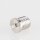 M8x1x8 mm Außengewinde Messing Seilstopper T-Nippel für Deckenhalter, vernickelt, 9x10 mm