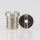 M8x1x8 mm Außengewinde Messing Seilstopper T-Nippel für Deckenhalter, vernickelt, 9x10 mm